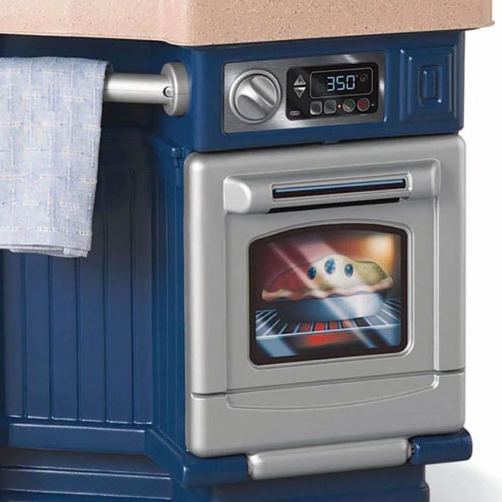 Little Tikes Pretend Play Cucina Super Chef Blu Beige 3-6 Anni