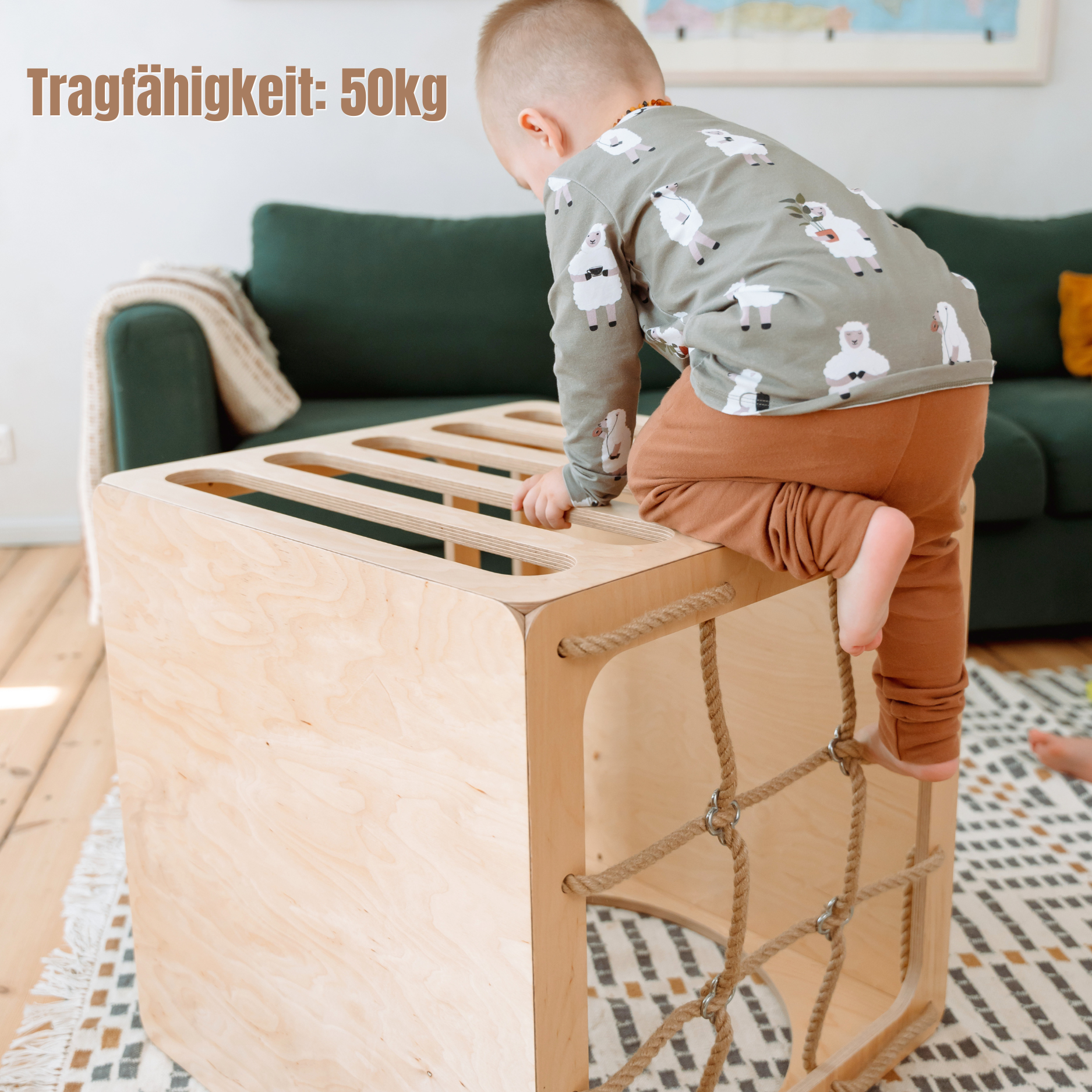 Cubitri cubo Pikler casetta arrampicata legno montessori