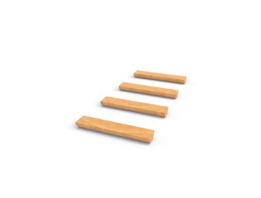 Pozza 1865 Step Tronchi Primitiv struttura arrampicata legno