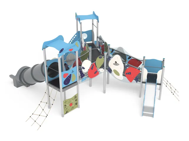 Pozza 1865 Colori Ischia con Scivolo a Tubo gioco parco