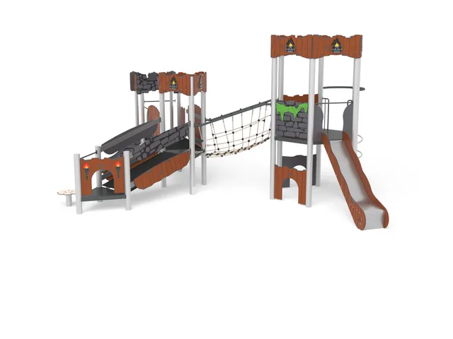 Pozza 1865 Maldives Medieval struttura gioco con ponte