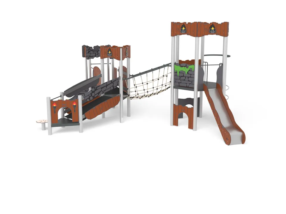 Pozza 1865 Maldives Medieval struttura gioco con ponte