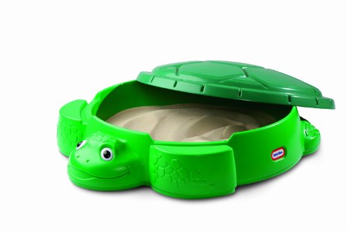 Little Tikes Tartaruga sabbiera giardino con coperchio