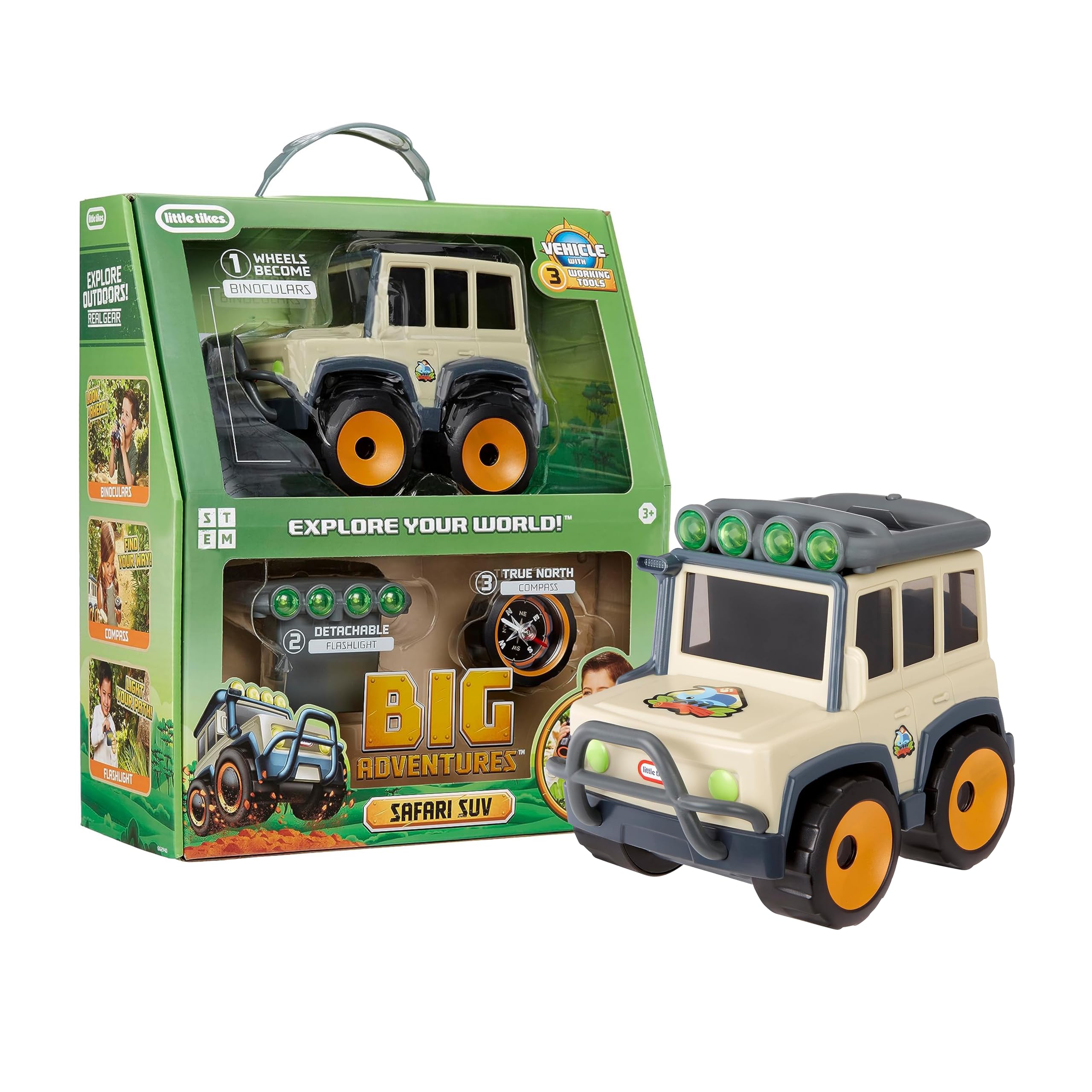 Little Tikes Big Adventures SUV Safari STEM 3+ anni