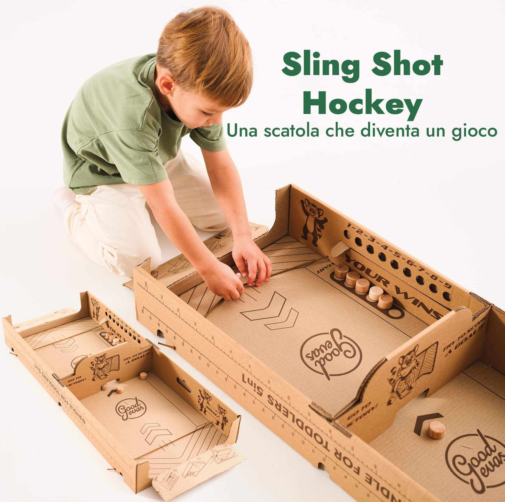 Goodevas Set Arrampicata Montessori 5 in 1 Triangolo Legno