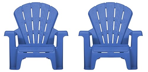 Little Tikes Furniture sedie giardino blu 2 pezzi