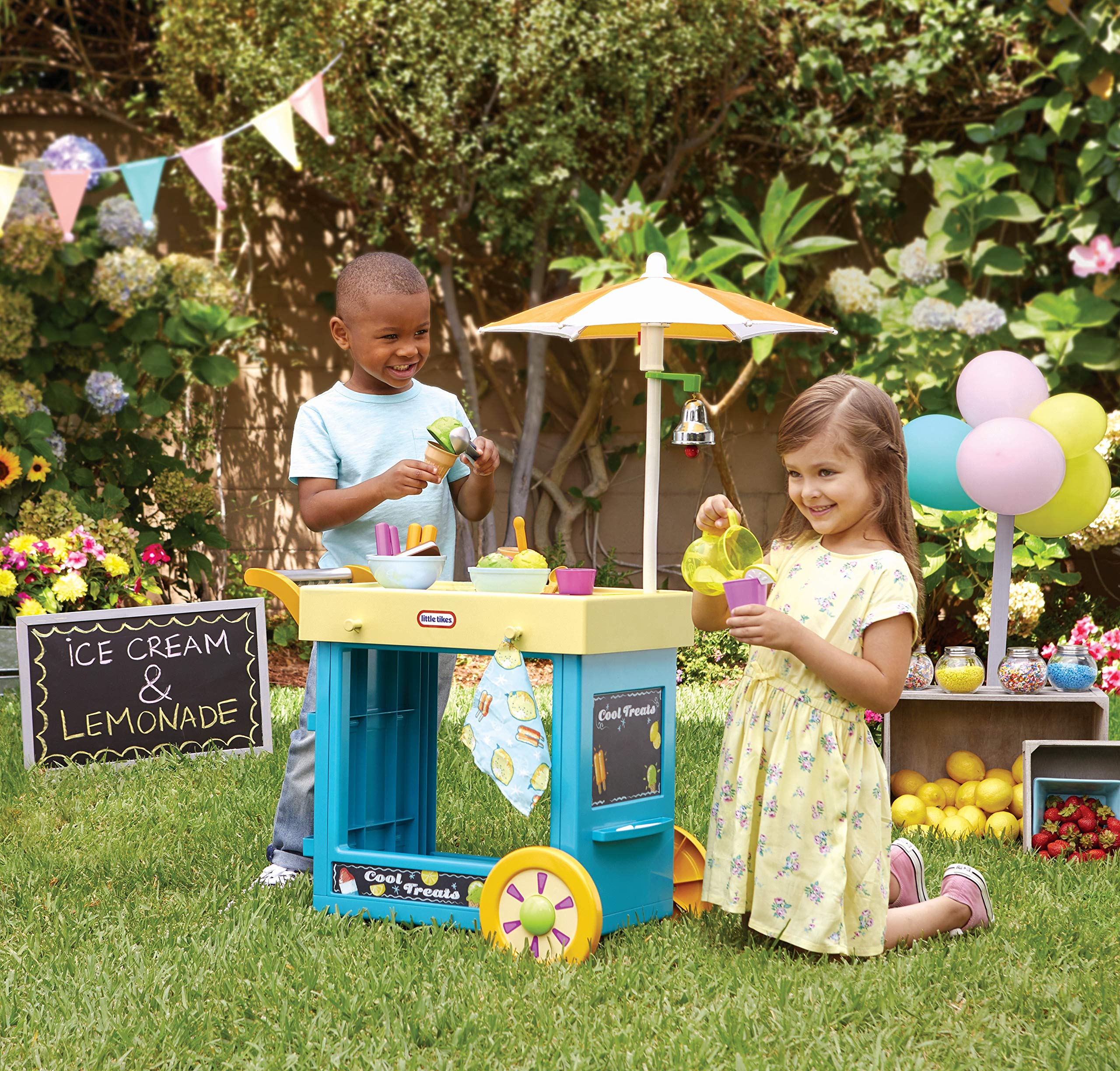 Little Tikes 2-in-1 Gelati Limonate carretto 25 accessori 2 anni+