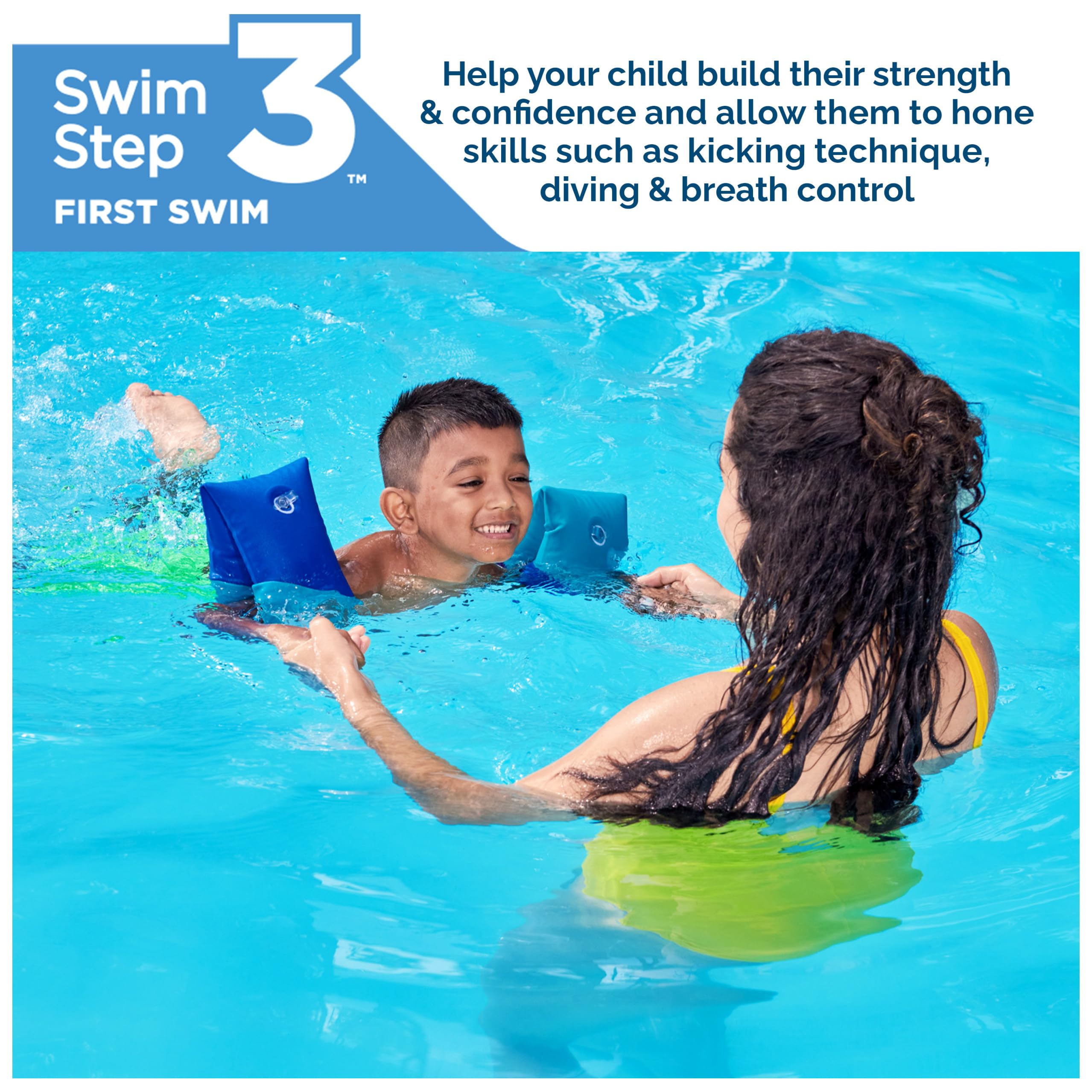 Swimways First Paddle Soft Swimmies braccioli blu 3-5 anni