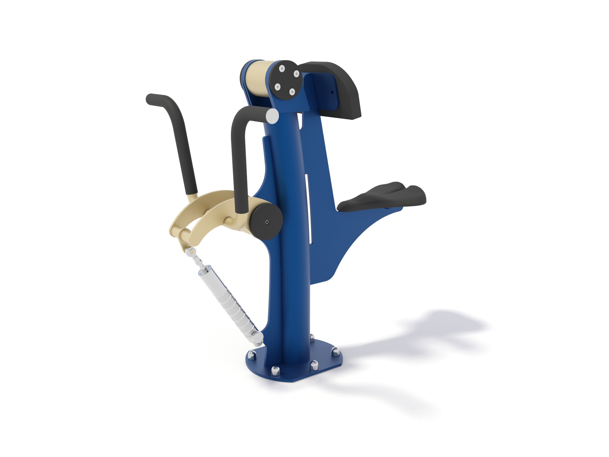 Pozza 1865 Fitness Rower attrezzo fitness outdoor schiena