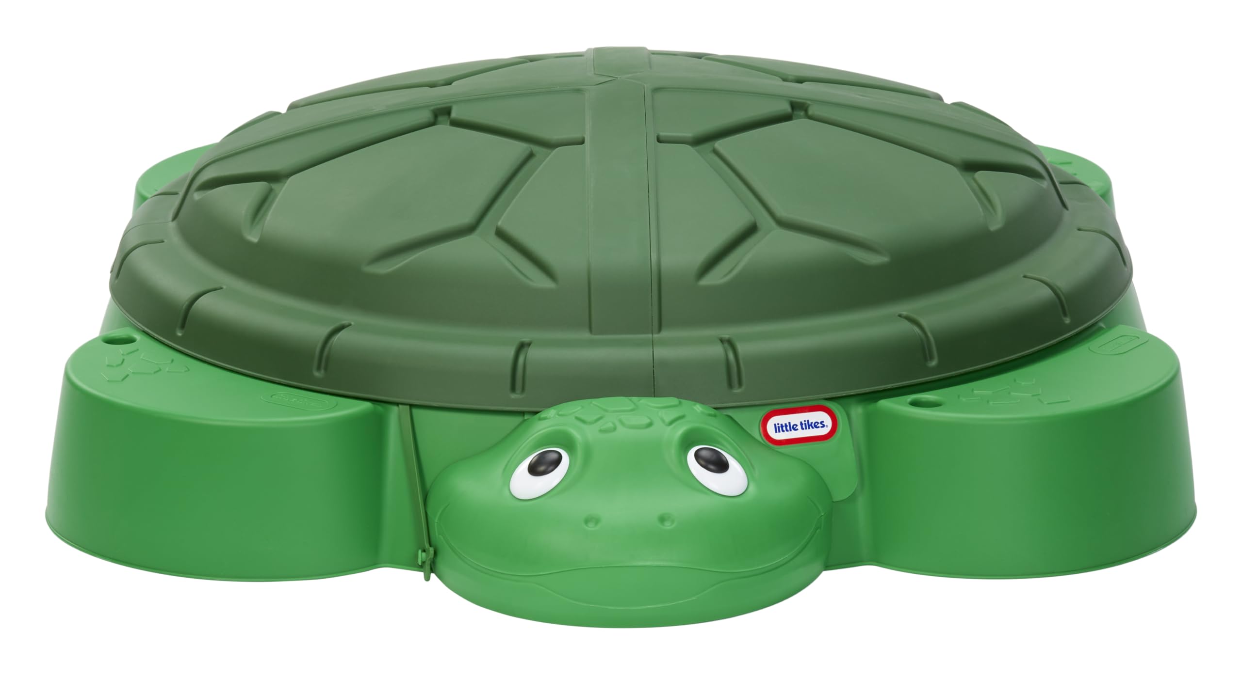 Little Tikes Turtle Sabbiera Tartaruga Verde 4 Posti con Coperchio