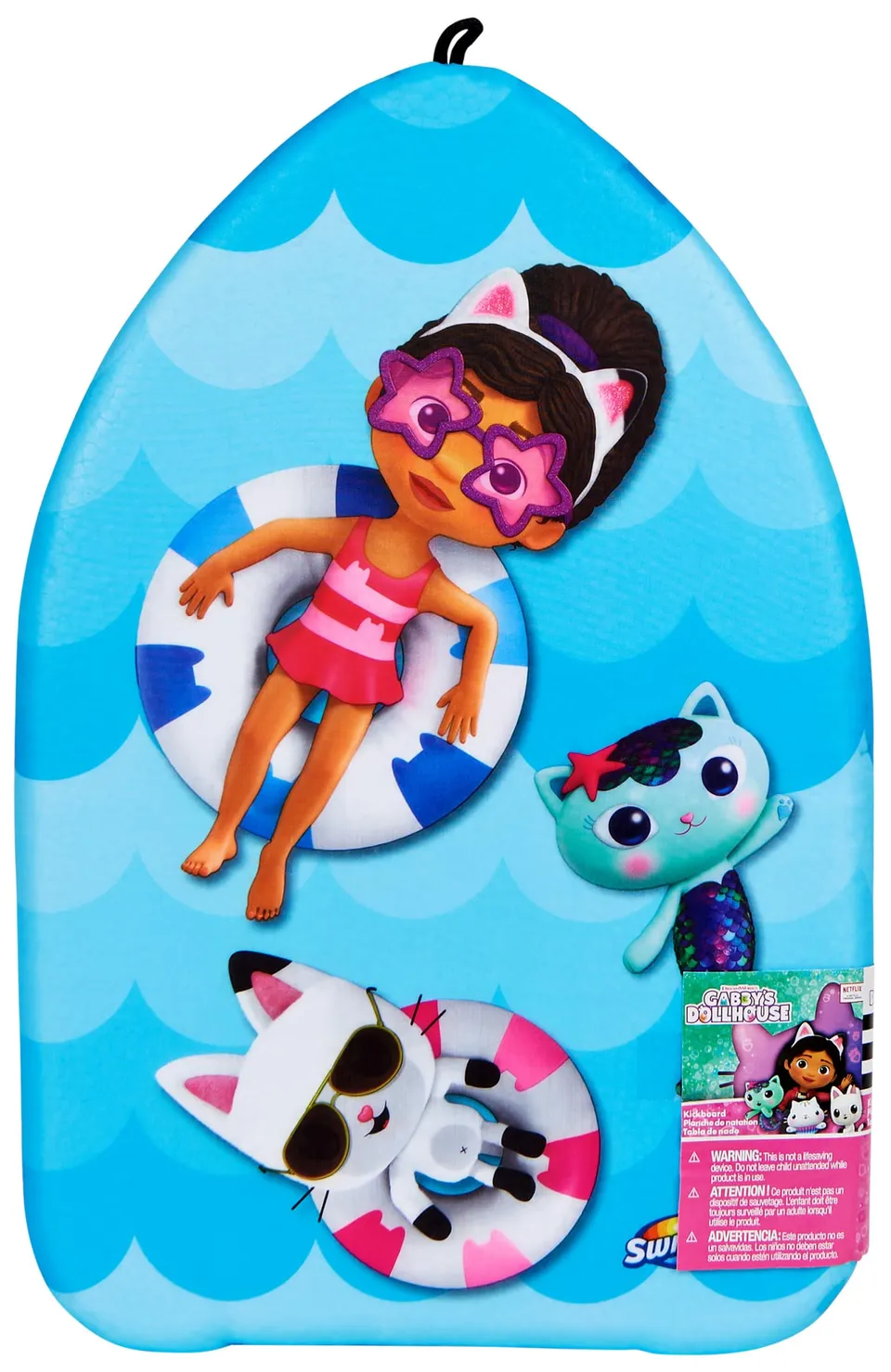 SwimWays First Paddle Gabby's Dollhouse tavoletta nuoto schiuma