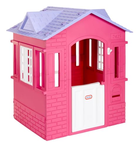Little Tikes Cape Cottage Princess casetta bambini rosa porte finestre