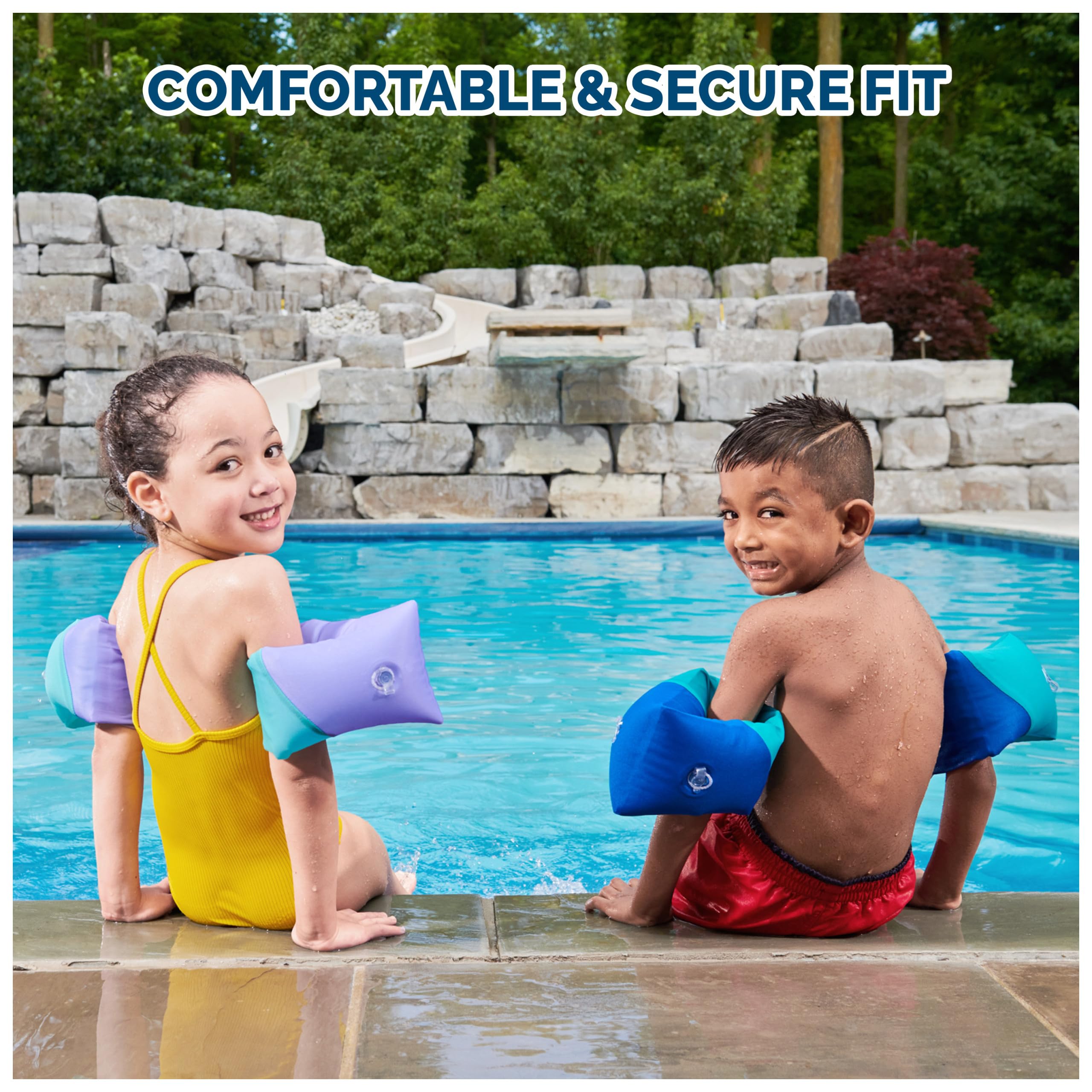 Swimways First Paddle Soft Swimmies braccioli blu 3-5 anni