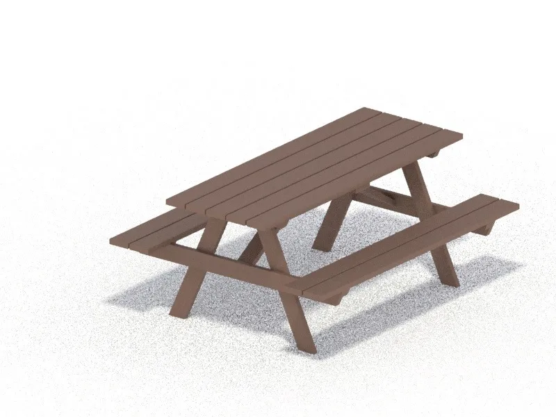 Pozza 1865 Arredo Urbano Pic-Nic Tavolo Picnic con Panchine