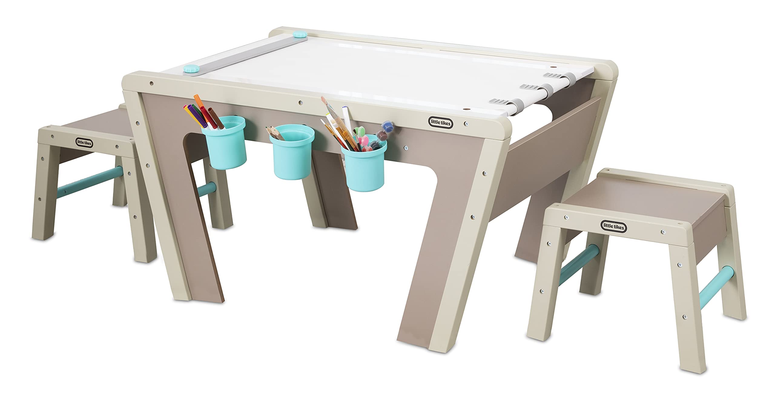 Little Tikes Furniture cavalletto tavolo 2 in 1 con sgabelli