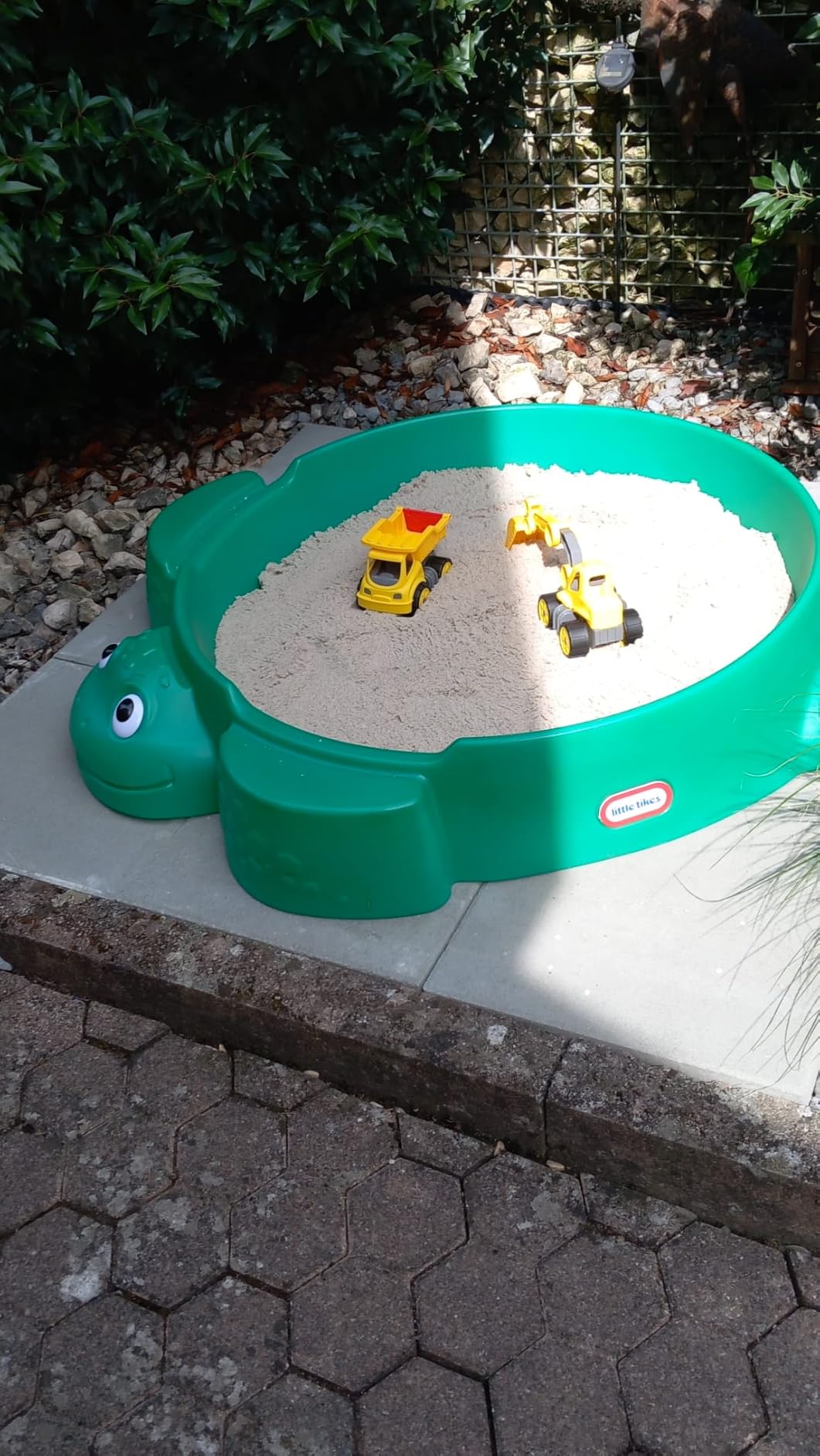Little Tikes Tartaruga sabbiera giardino con coperchio