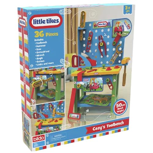 Little Tikes Banco Attrezzi 36 pezzi banco lavoro 50 cm 2 anni