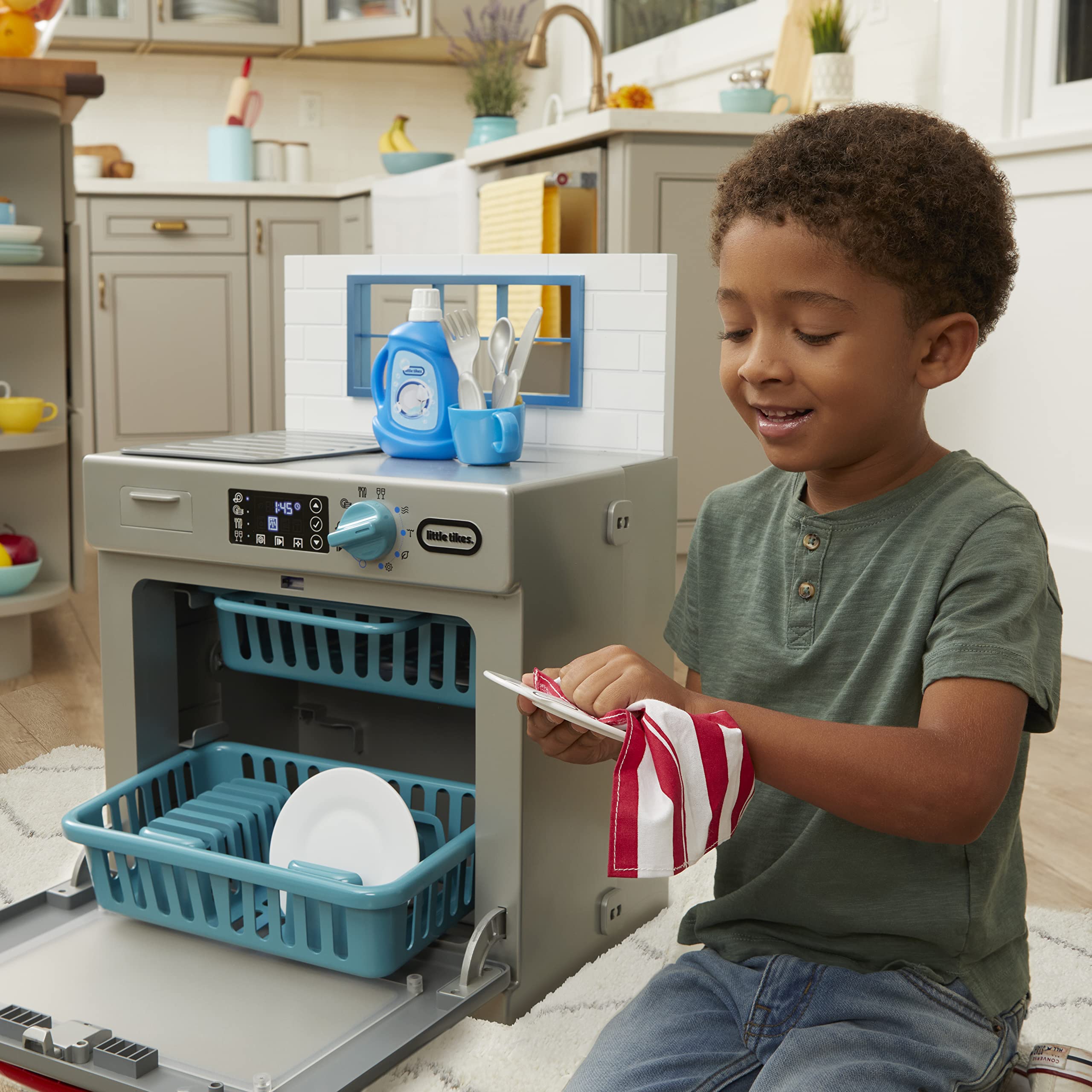 Little Tikes First Dishwasher lavastoviglie giocattolo imitazione