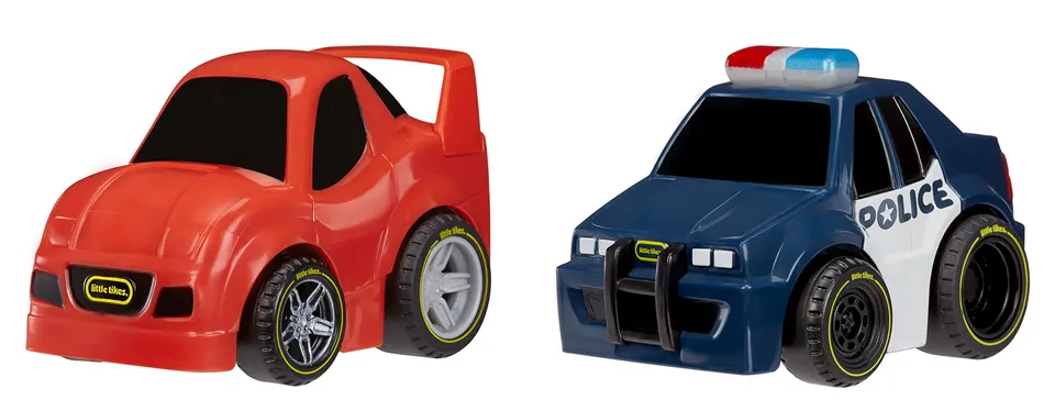 Little Tikes High-Speed Pursuit macchinine polizia pack 2 da 2 anni