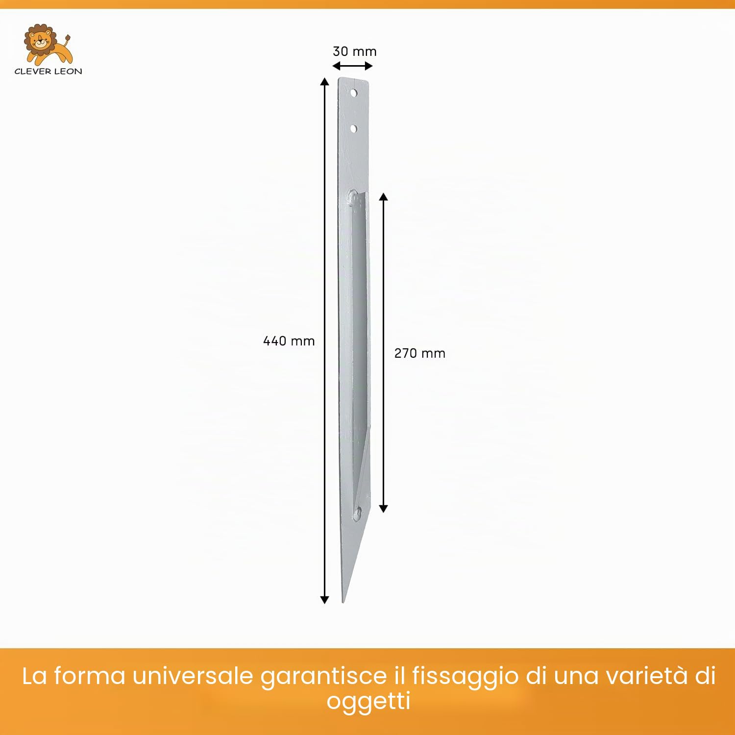 Clever Leon Ancoraggi altalena zincati 4 pezzi terra