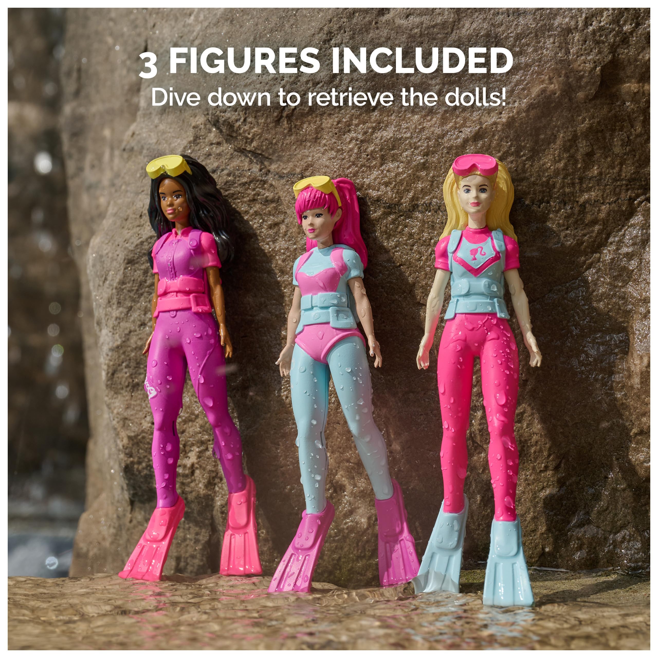 Swimways Barbie Dive Characters bastoncini piscina 3 pezzi 5 anni