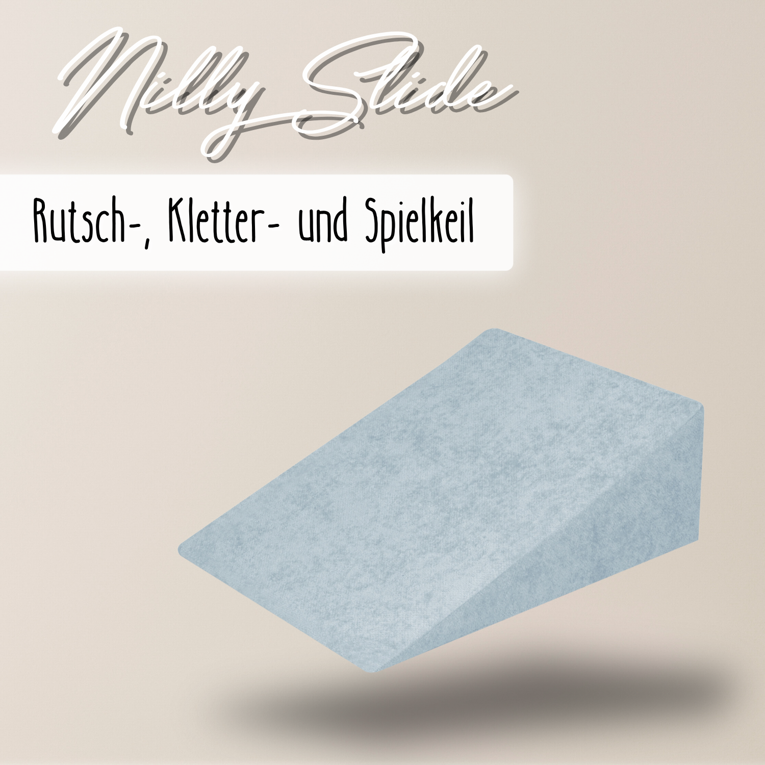 LIONHERZ Nilly Slide cuneo gioco 60x45x20cm Eisblau schiuma