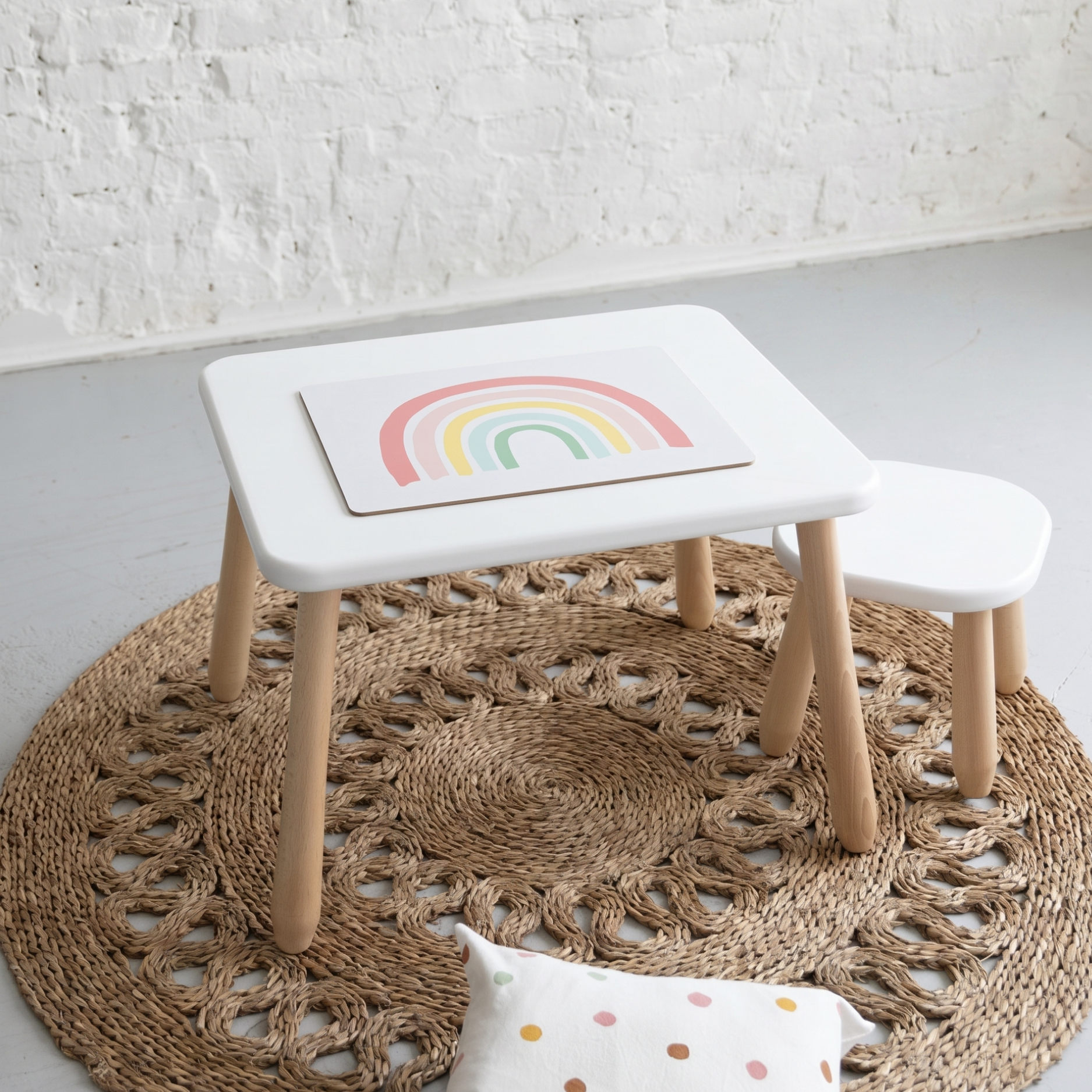 Lionherz Solo Minimal tavolo sgabello faggio 1-5 anni