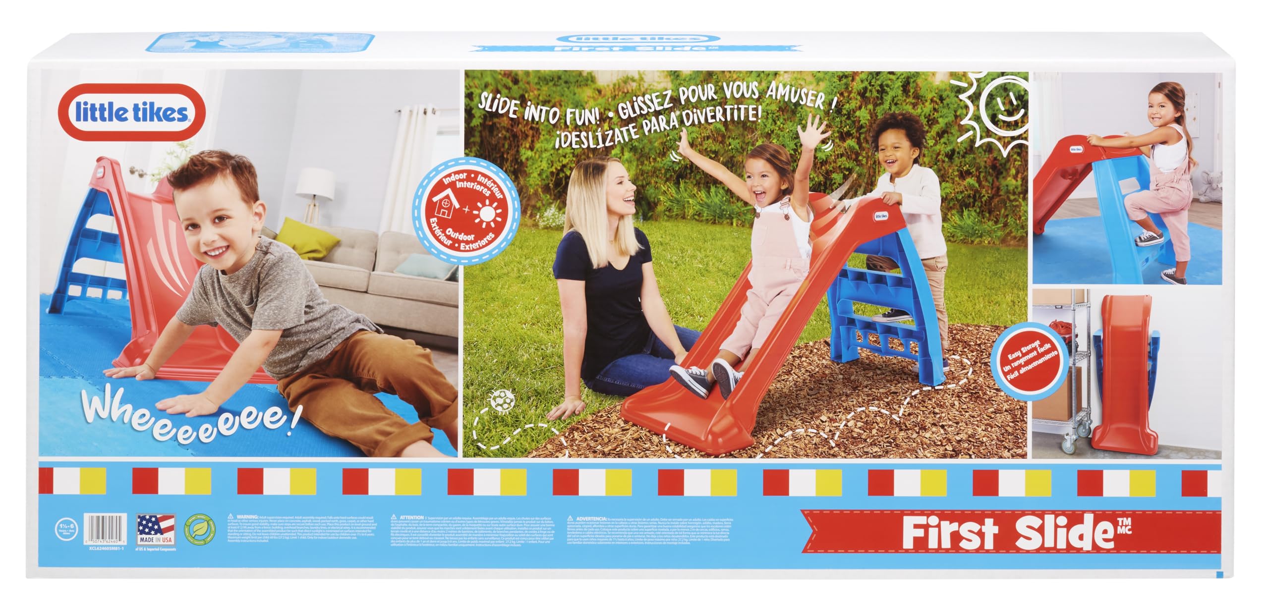 Little Tikes First Slide scivolo rosso/blu 1,5 m