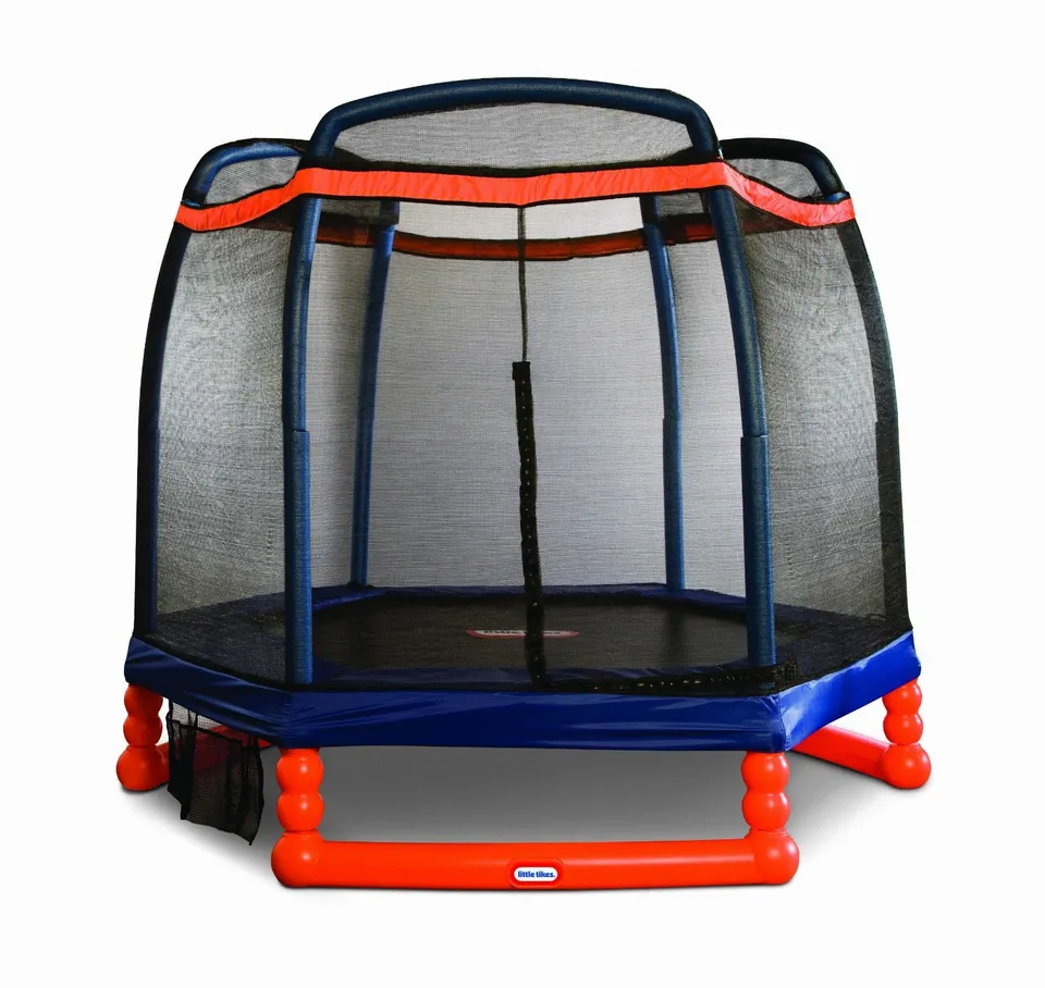 Little Tikes Active Play trampolino 2 metri con rete 45 kg