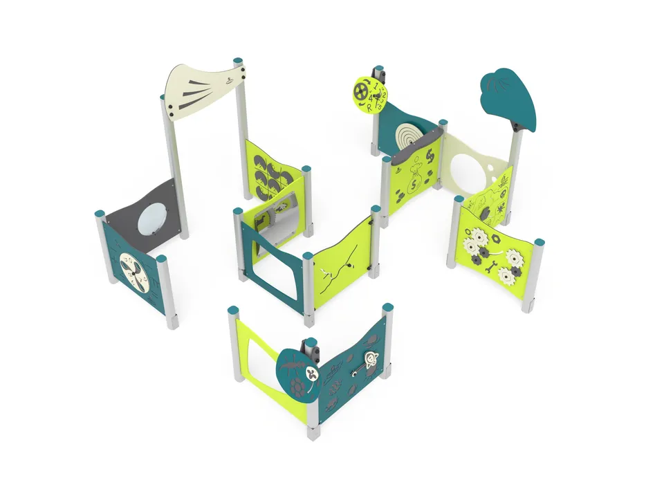 Pozza 1865 Arredo Urbano Labirinto gioco parco inclusivo