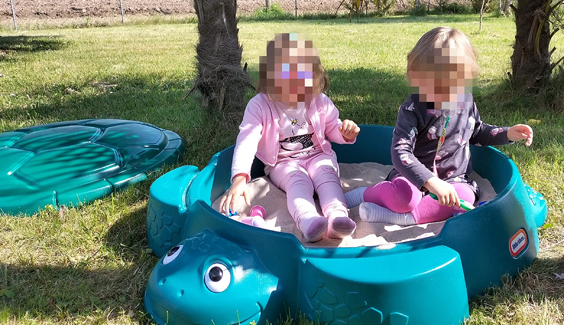 Little Tikes Sabbiera Tartaruga contenitore esterno 12 mesi+