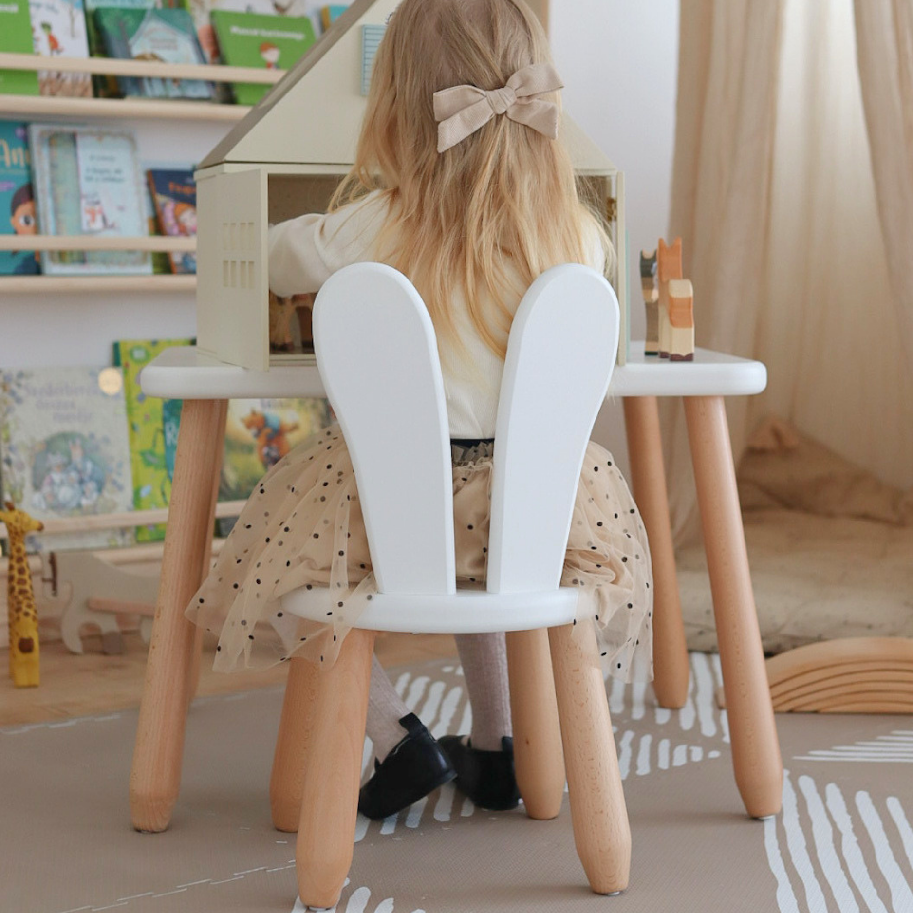 Lionherz Duo Set Bunny tavolo bambini faggio 1-5 anni