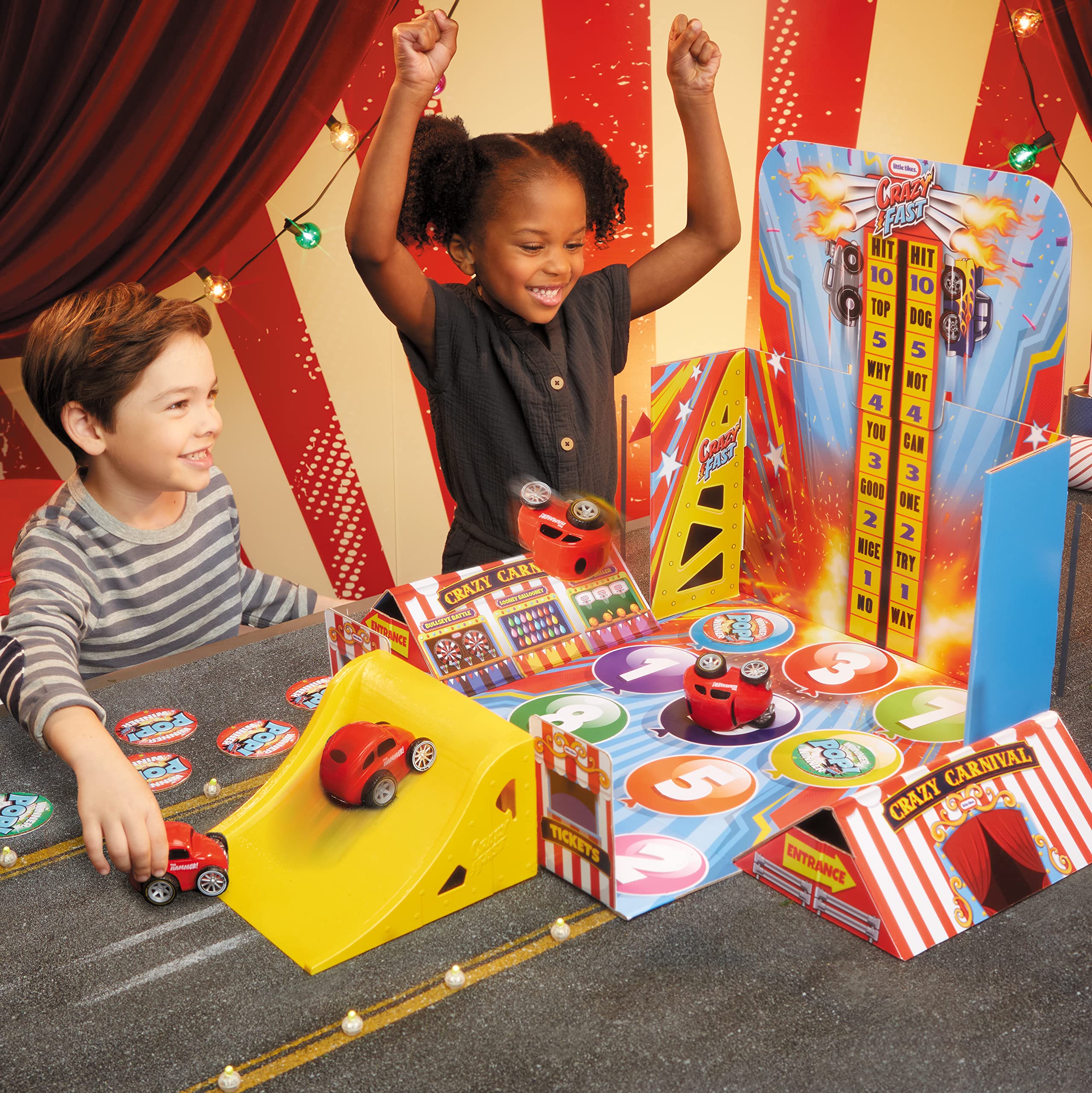 Little Tikes Preschool Flip & Fly Carnival Pista Macchinine 3+