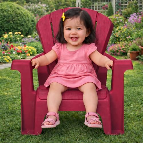 Little Tikes Furniture sedie giardino rosse 4 pezzi bimbi