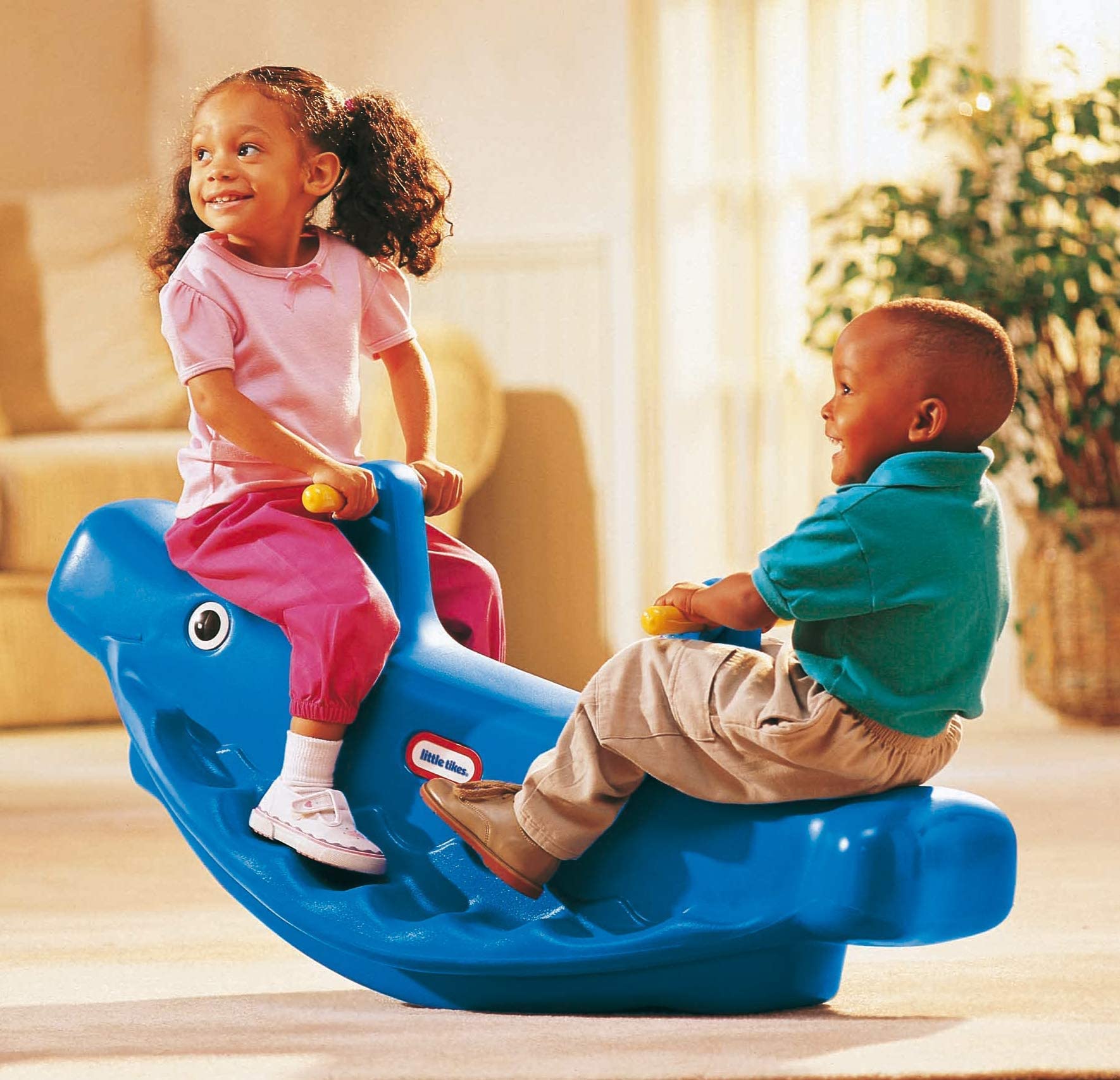 Little Tikes Teeter Tott altalena dondolo blu fino a 3 bambini