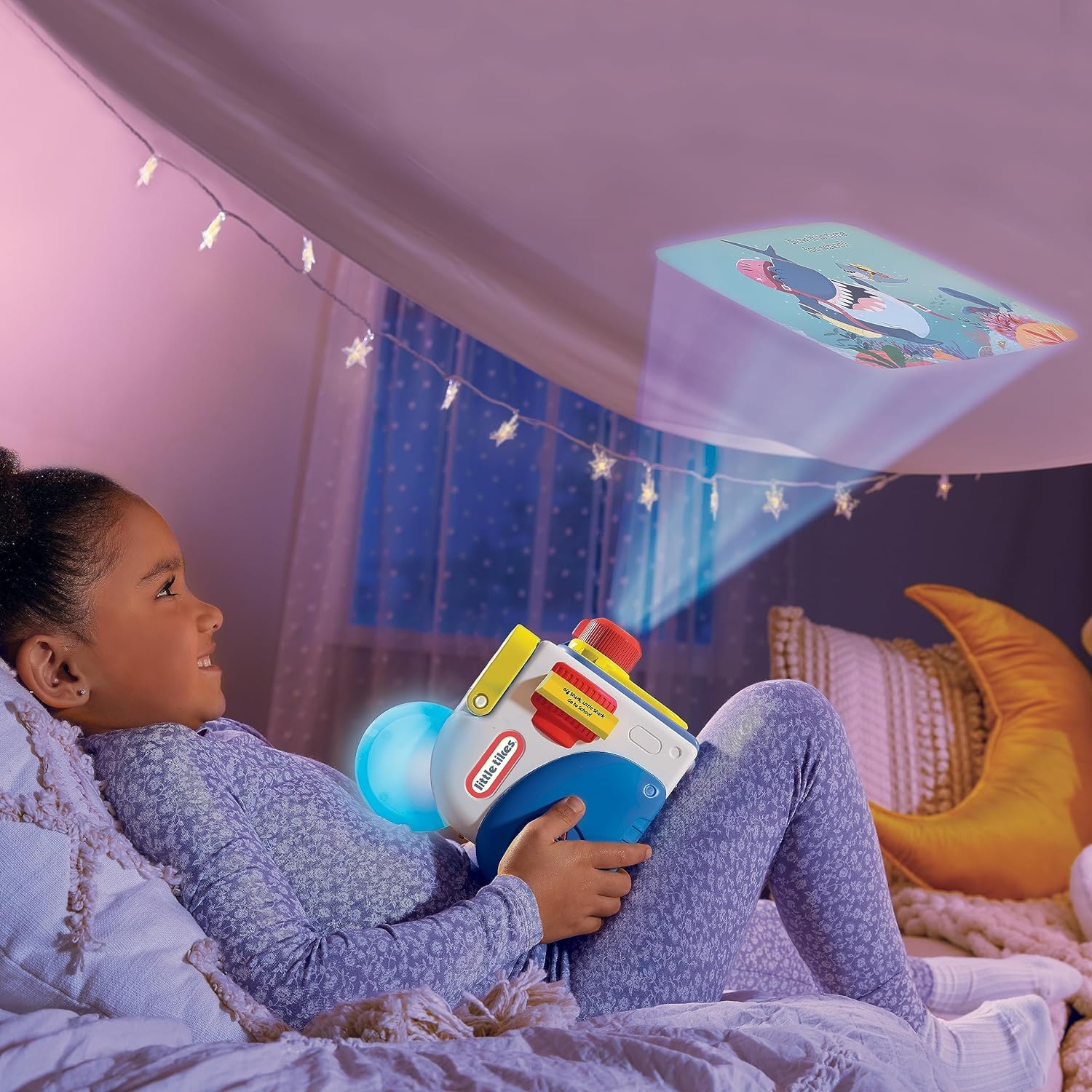 Little Tikes Story Dream Machine Grande Squalo Fiabe 3 Libri