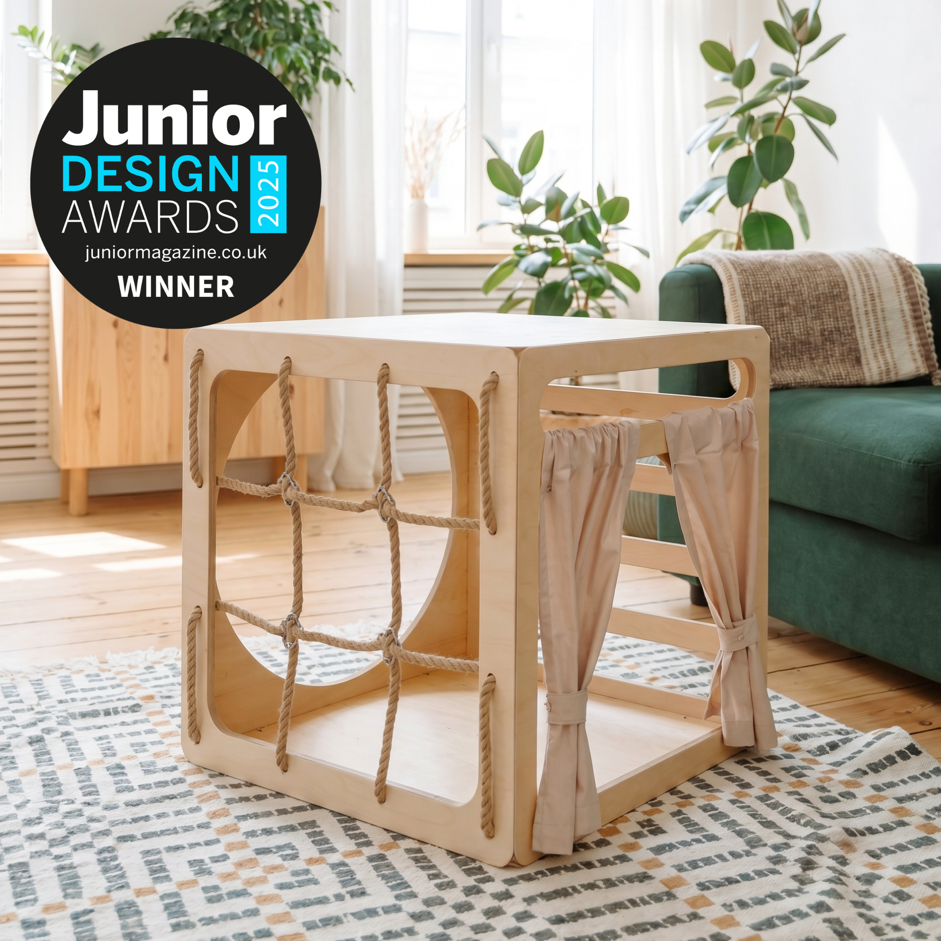Cubitri cubo Pikler casetta arrampicata legno montessori