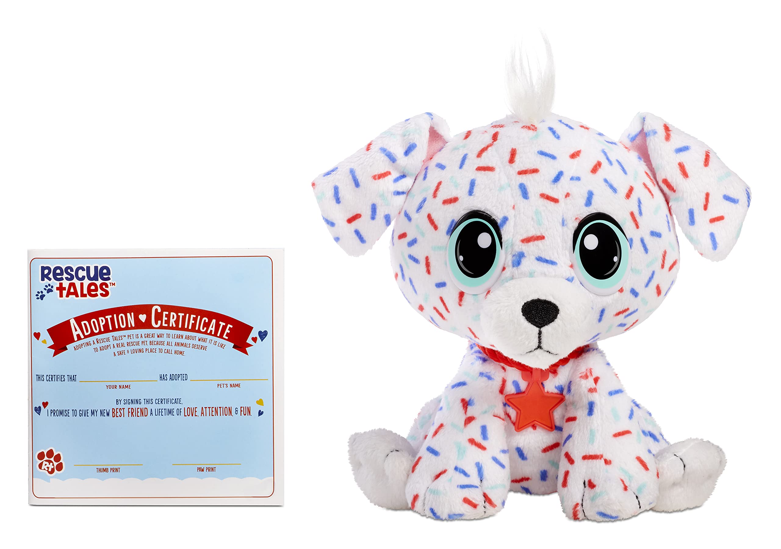 Little Tikes Rescue Tales Present Surprise peluche dalmata
