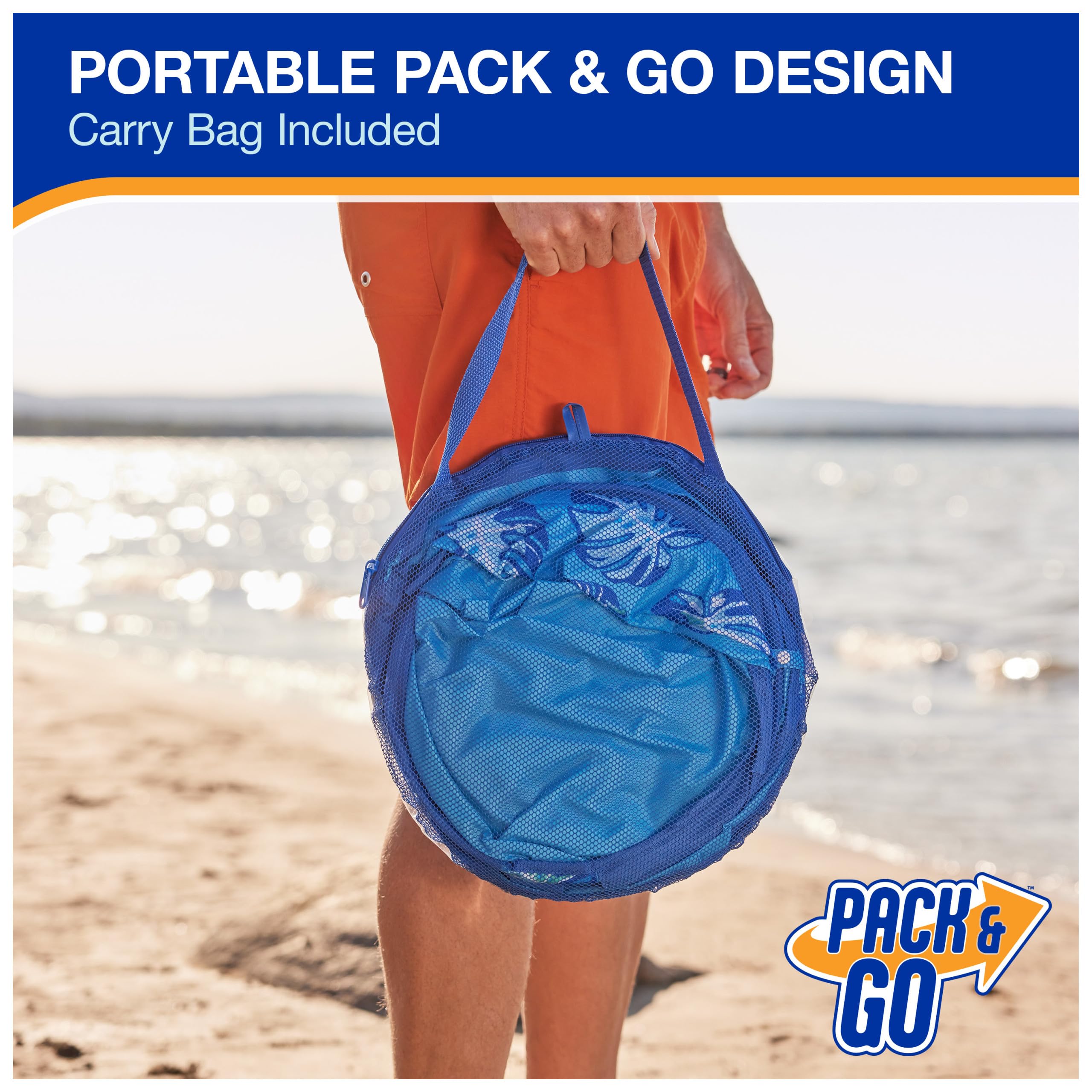 Swimways Pop-Up Pool piscina bambini 81 cm blu con tettuccio