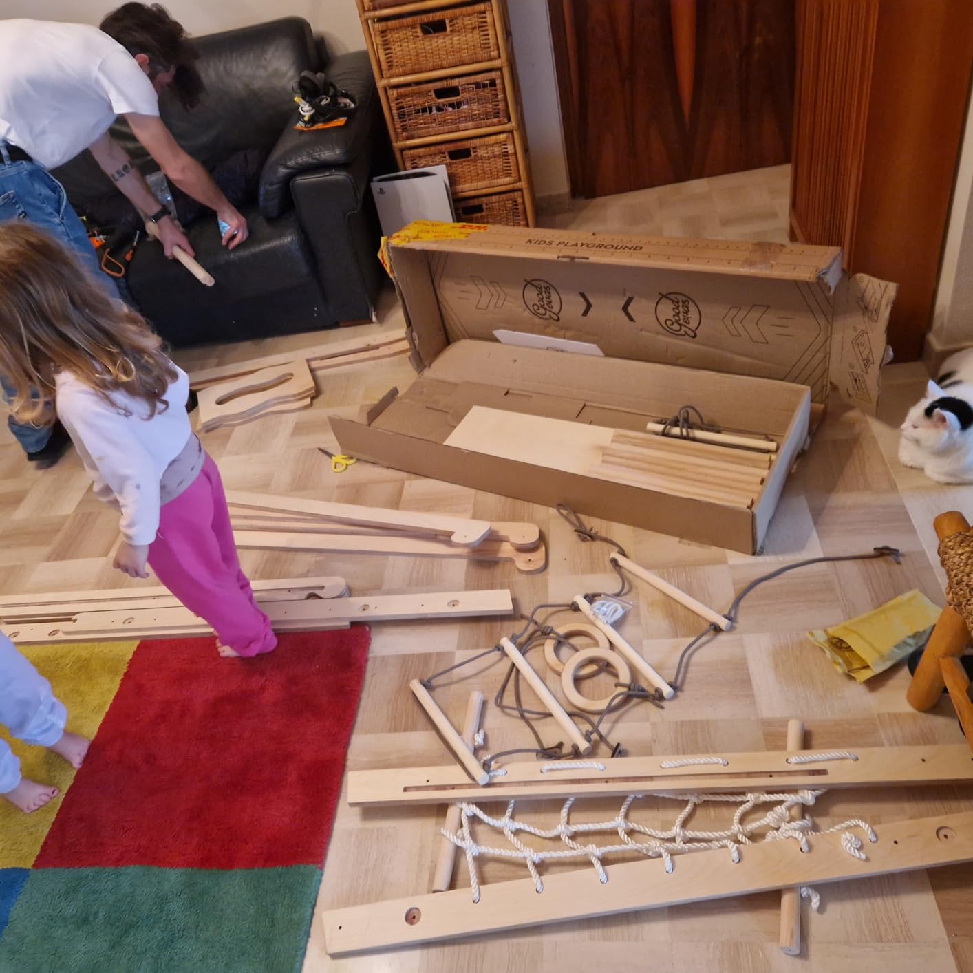 Goodevas Palestrina arrampicata bambini Mini Area giochi legno