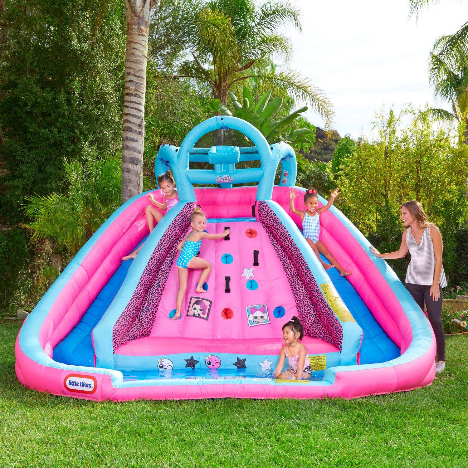 Little Tikes Active Play L.O.L. Acquascivolo Gonfiabile 400x400 cm