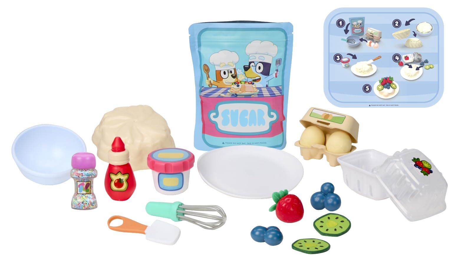 Little Tikes Creative Chefs Bluey Duck Cake Kit Cucina 15 Pezzi