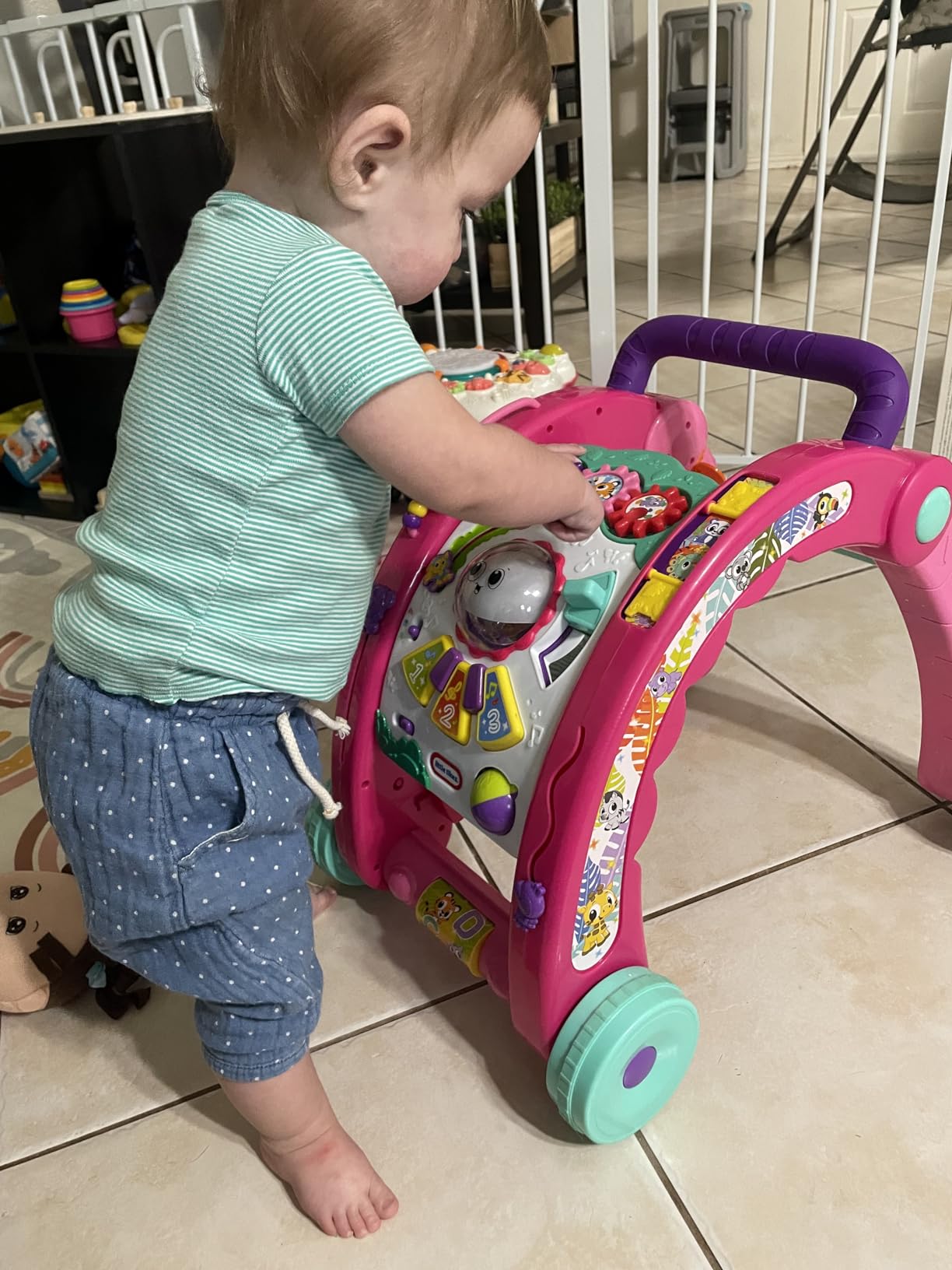 Little Tikes Activity Walker 3-in-1 girello rosa 70 suoni