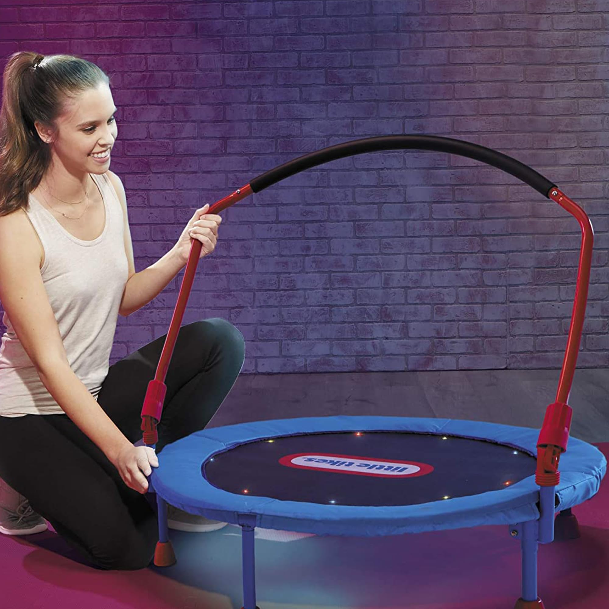 Little Tikes Active Play trampolino luminoso bimbi 3-6 anni