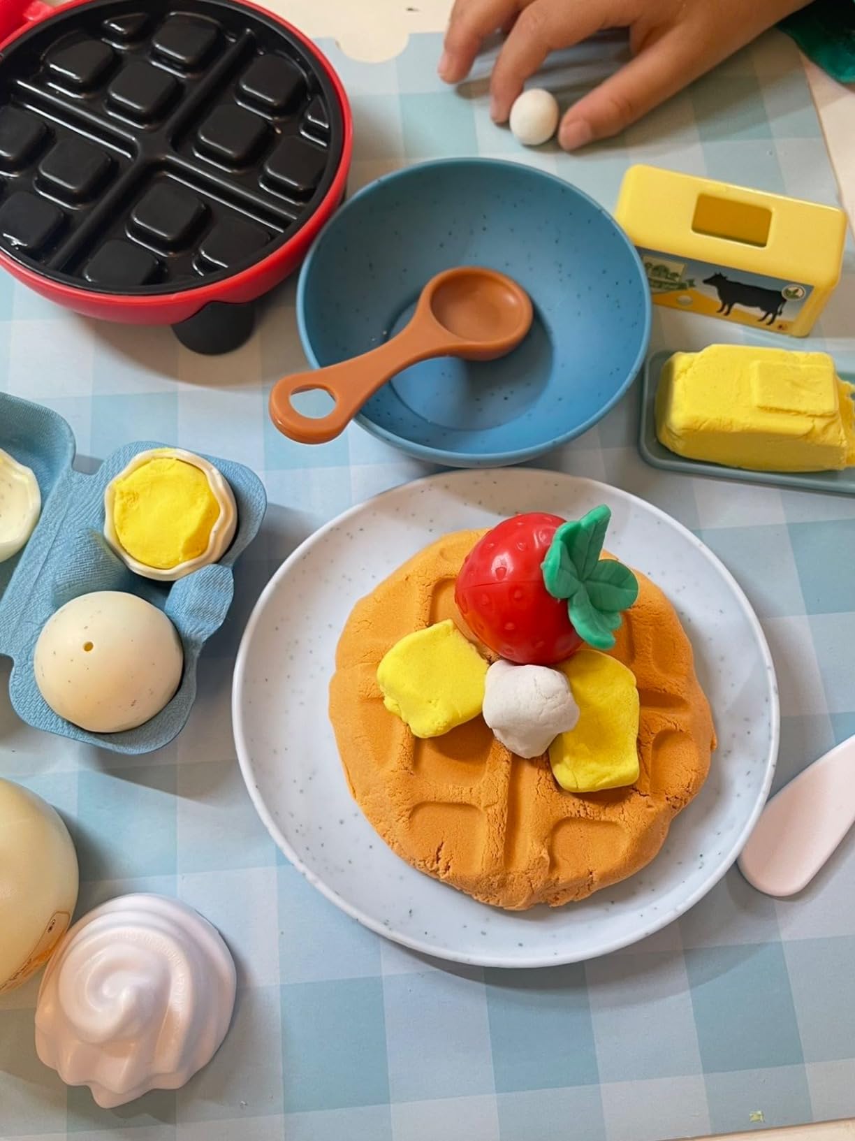 Little Tikes Creative Chefs Waffle Kit Cucina Bianco 18 Pezzi