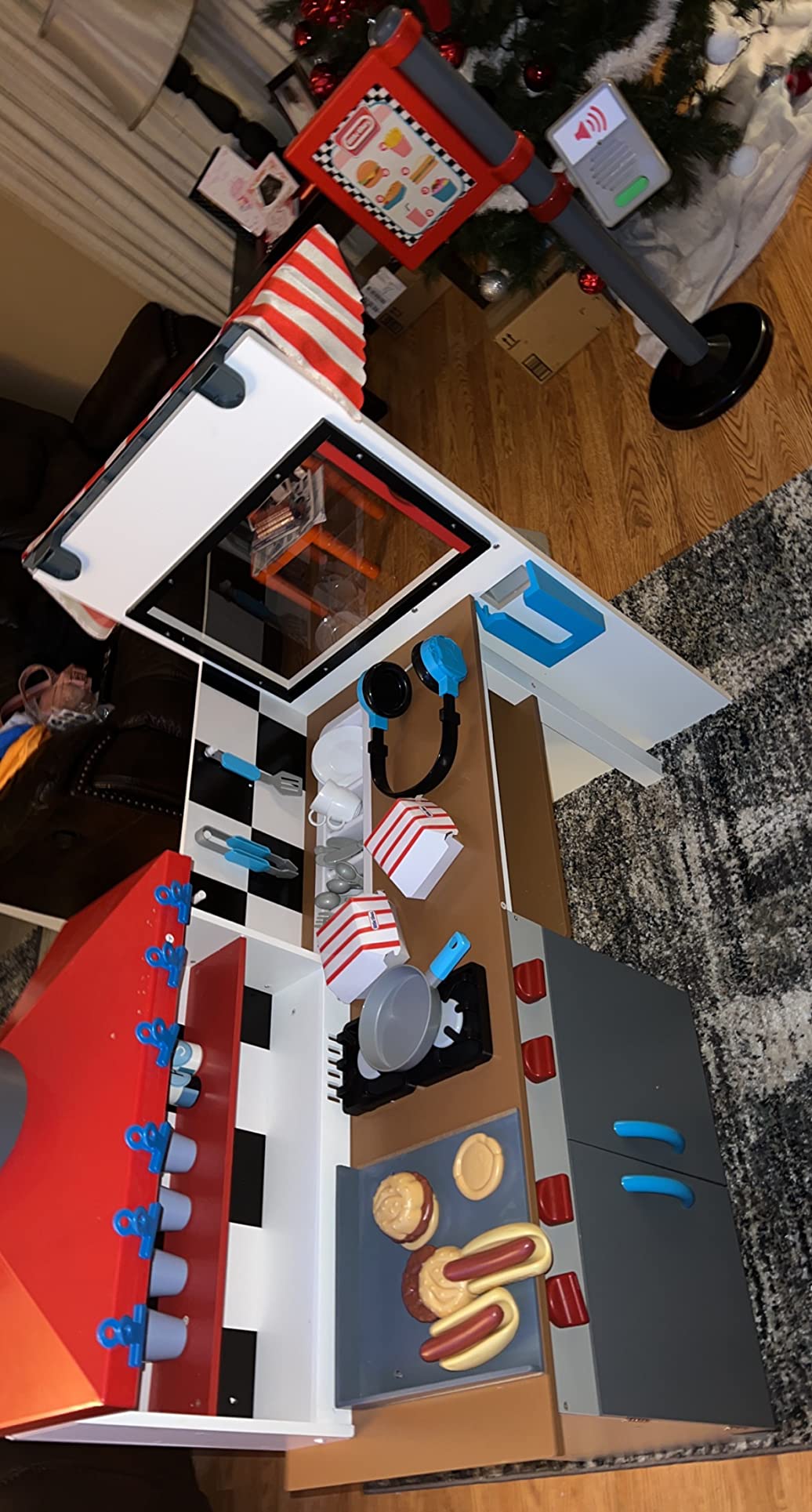 Little Tikes Real Wood Ristorante Drive-Thru Cucina Legno 40 Pezzi