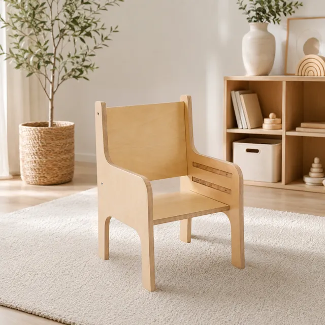 Lionherz Tulla sedia Montessori legno naturale regolabile
