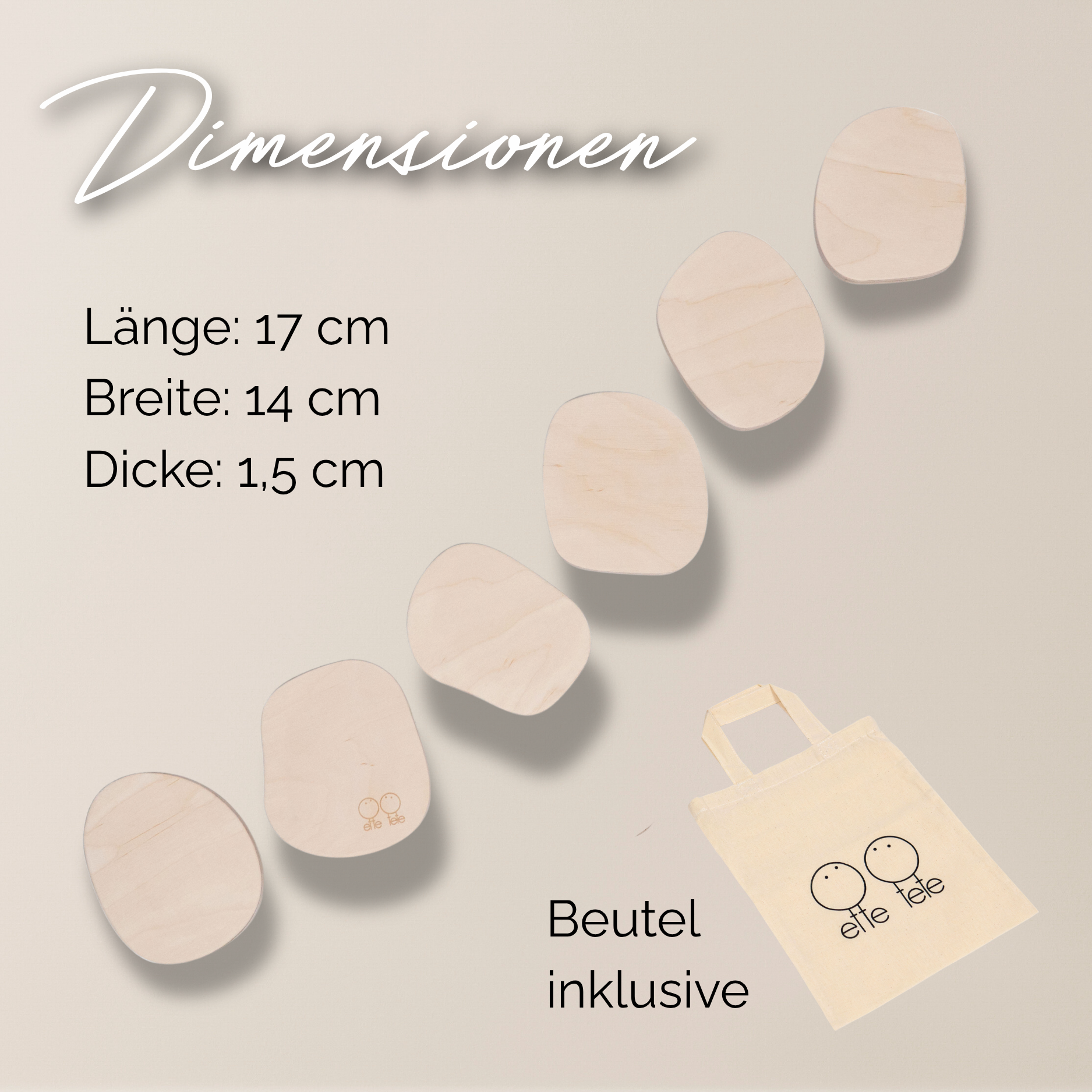 Lionherz Pietre Equilibrio Legno Natur Gioco Montessori