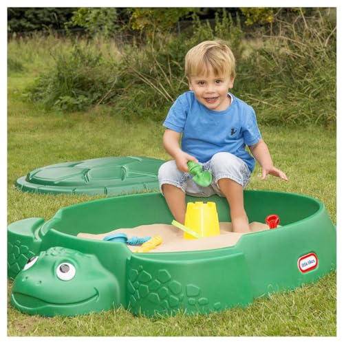 Little Tikes Active Play Turtle Sabbiera Tartaruga con Coperchio