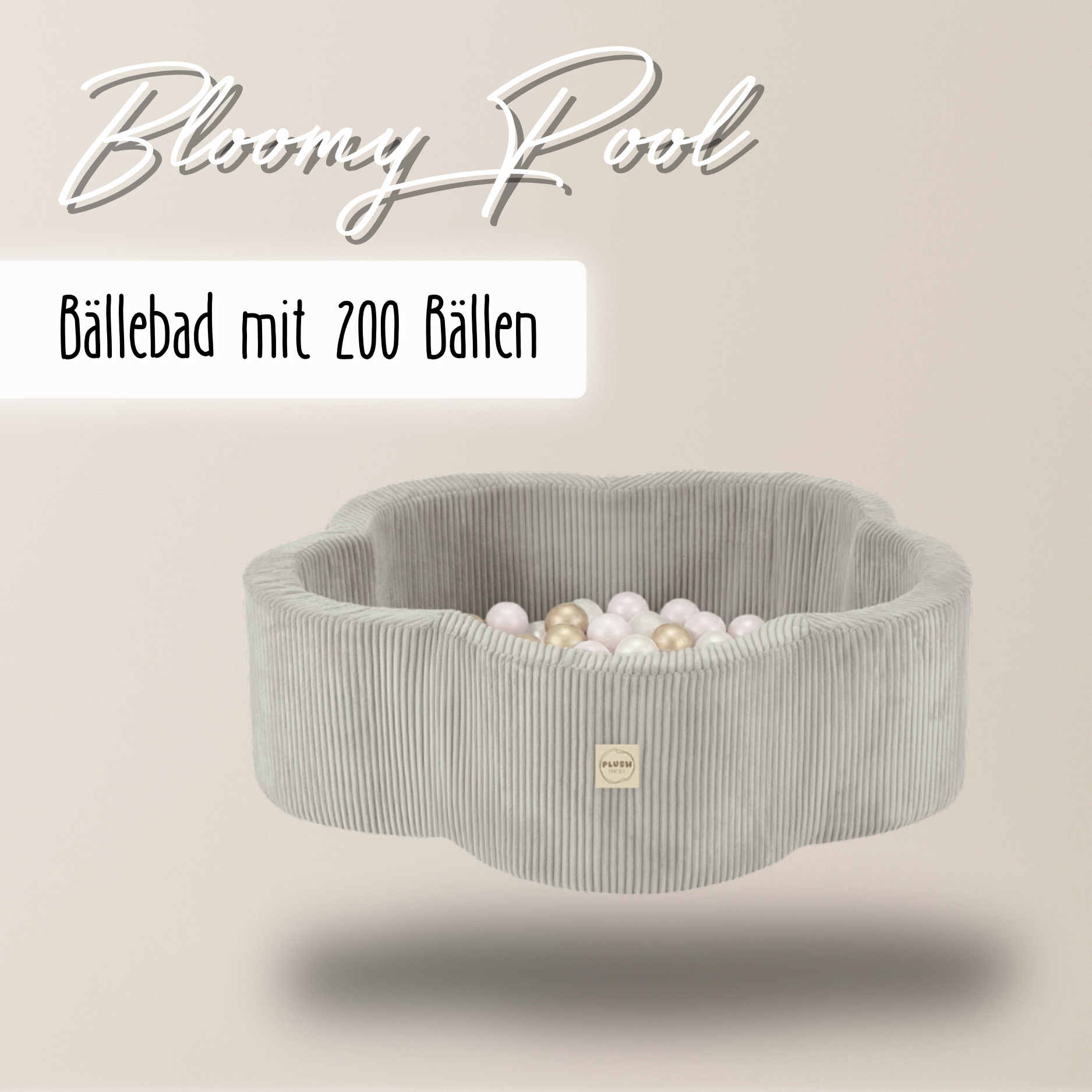 Lionherz Bloomy Pool piscina palline fiore 95x30 200 palline